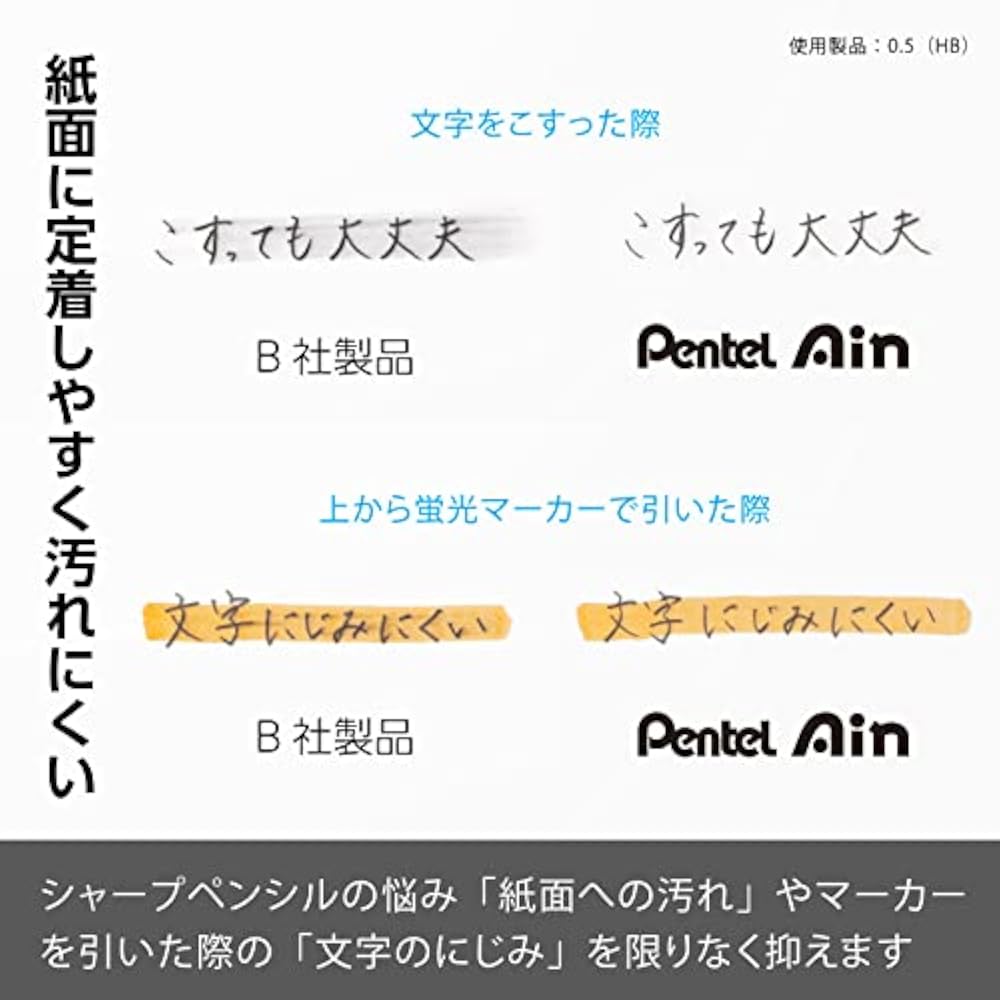Pentel Sharp Core Pentel Iron 0.2mm B 3 Pack AMZ-XC282B3P