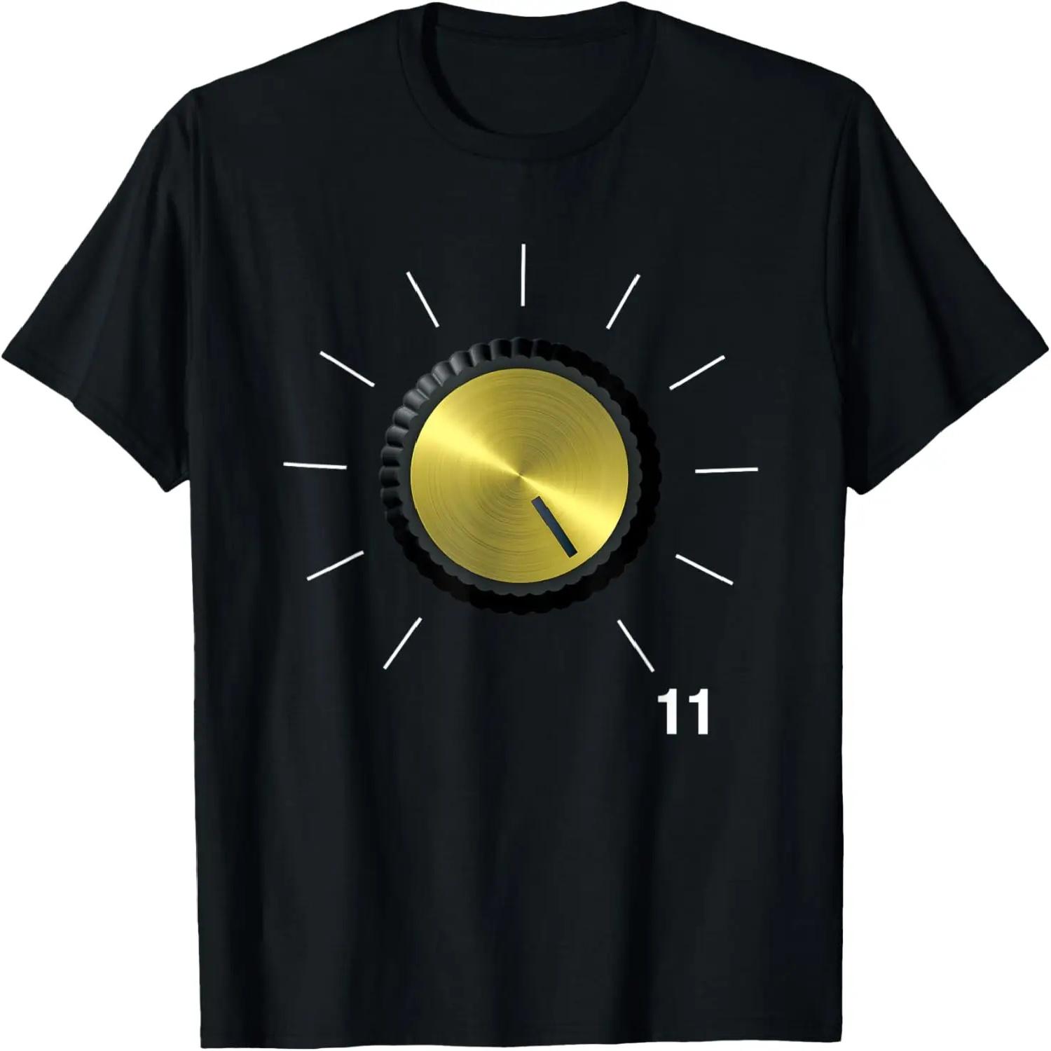 These Go To Eleven - Vintage Tube Amp Volume Knob T-Shirt S