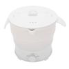 Foldable Electric Cooker Travel Hot Pot 800W 1.2L Silicone Multifunctional Mini Electric Cooker with Steam Rack for