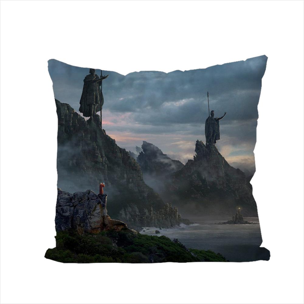 The LLord Of The Rings Pillow Case For Car Sofa Decorative Home Doublesided Print Plush Square Throw Pillow Cushion Cover