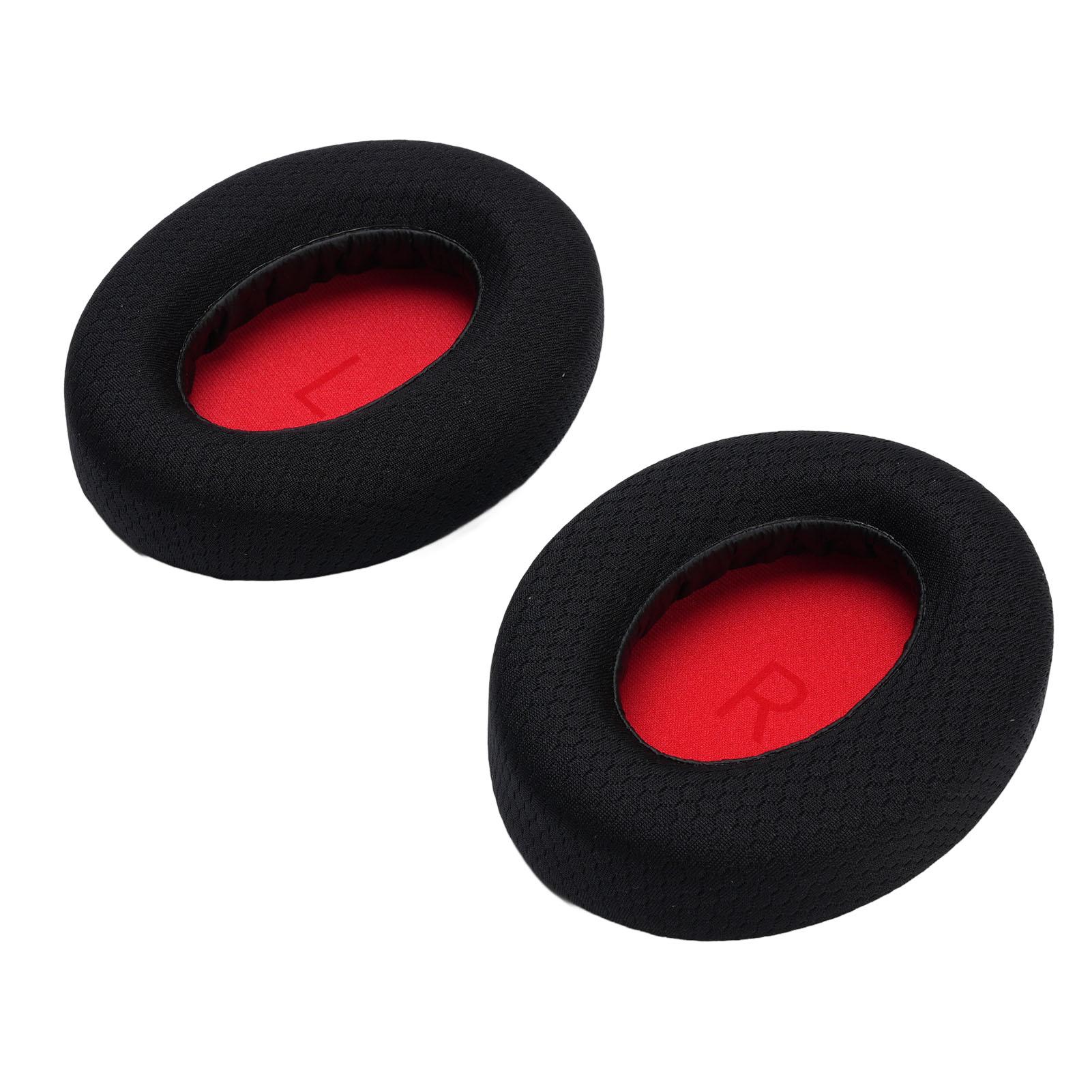 

2Pcs Headphone Earpads Breathable Mesh Memory Foam Enhanced Comfort Headset Replacement Ear Pads