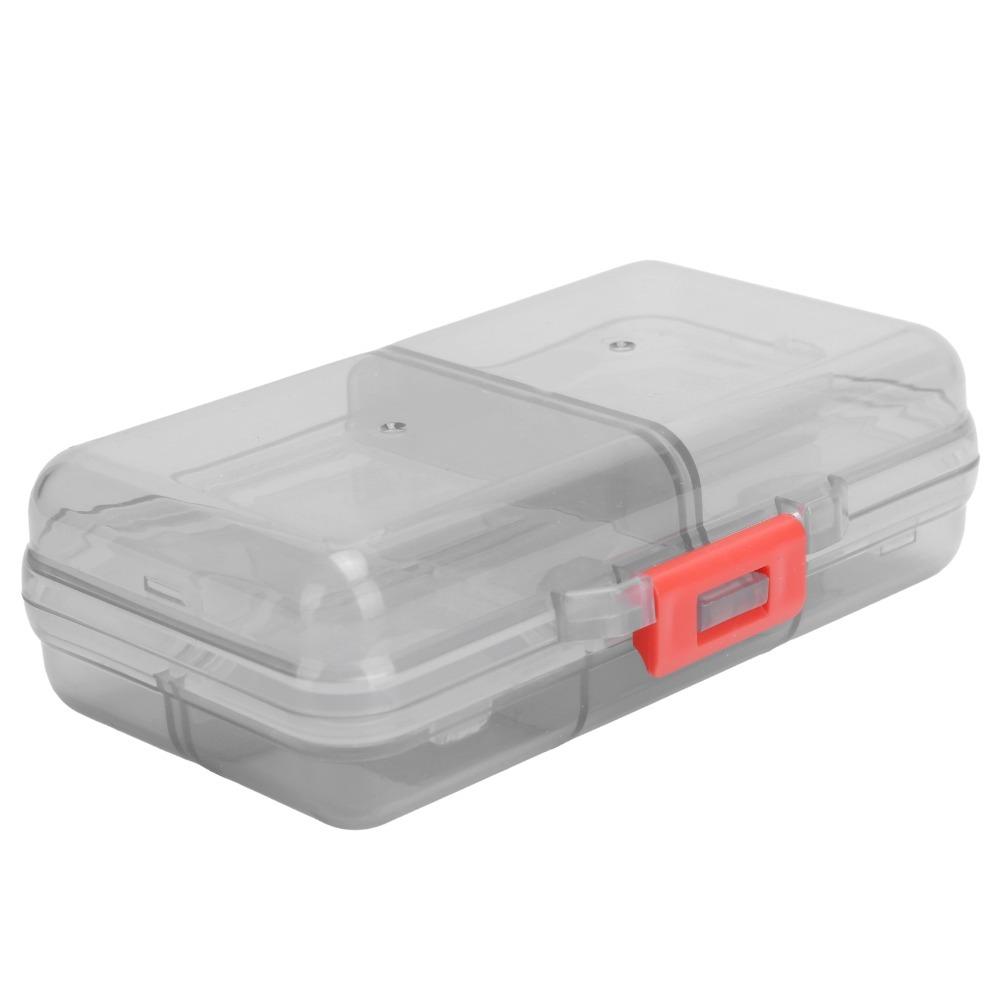 Waterproof 8 Grids Medicine Box Portable Mini Medicine Storage Sealed Lightweight Medicine Case Daily Carry серый