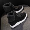 Snow boots for women, new winter cotton shoes, velvet thickened soles, student warm Martin boots ins medium boots