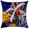 Painted Plant Leaves Plush Pillowcase Home Decor Living Room Sofa Decorative  Cushion Cover