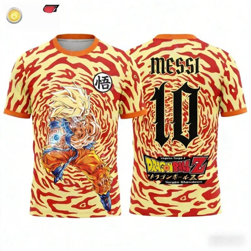 Dragon Ball Children's T-shirt Men Short Sleeve Cartoon Character Son Goku Super Saiyan Girl Clothes Summer Top Women Pulovers