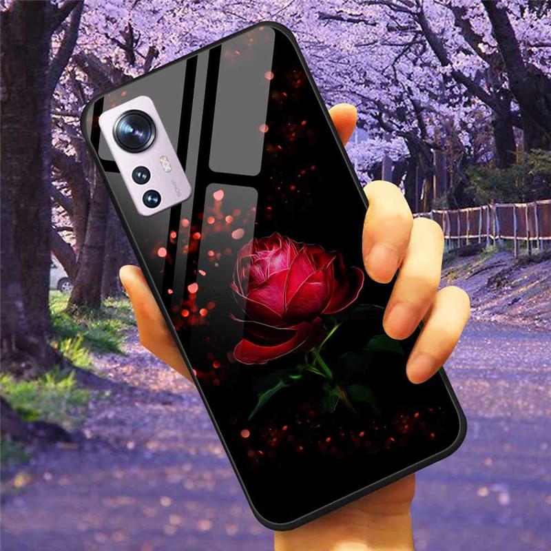 For Xiaomi 12T / 13T Case Tempered Glass SPACE Marble Luxury Hard Back Cover for Xiaomi 13T Pro / 12TPro Bumper for Xiaomi13T