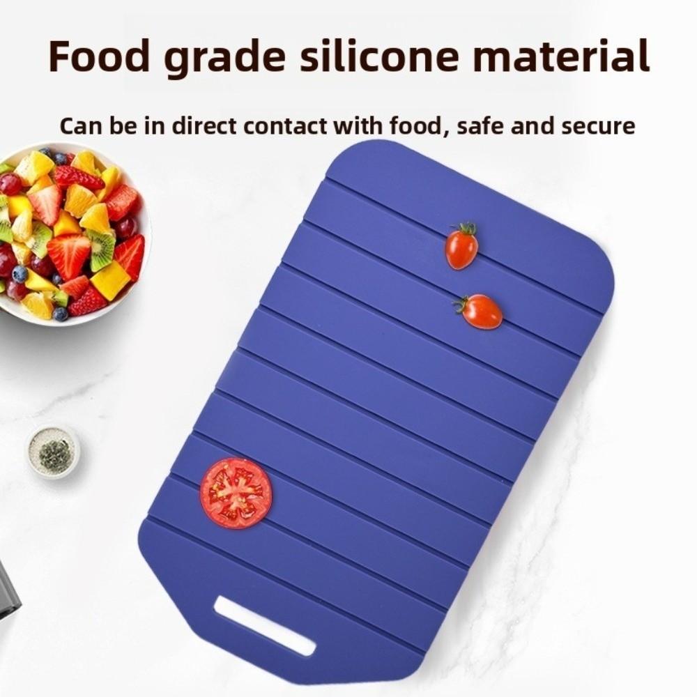 Flexible Folding Cutting Board Non-Stick Silicone Cut Board Kitchen Chopping Mat  Apartment Living