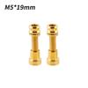 1/2Pcs Titanium Bolt M5X17Mm M5X19Mm Bicycle Nut Titanium Alloy Stem Bolts Road Folding Bike Screw Accessories