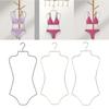 Foldable Lingerie Hanging Rack Aluminum Zinc Zinc Alloy Clothing Hanger Swimsuit Hanger  Beachwear