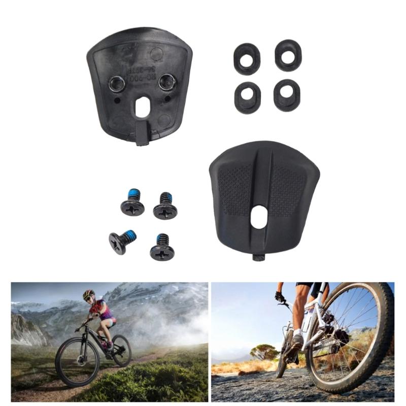 Light Weight Road Bike Shoe Replacement Heel Pad With Screws Universals Bike Shoe Heel Repair Accessories Enduring