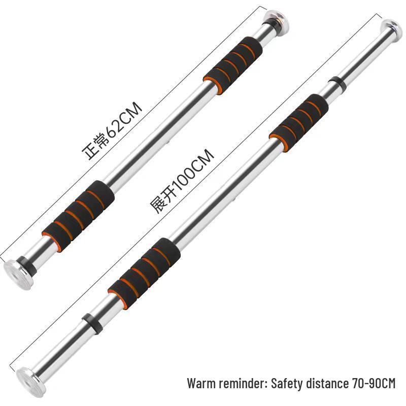 Non-Punch Install Telescopic Door Frame Bar for Home Fitness