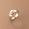 BF CLUB 925 Sterling Rings for Women Fashion Geometric Handmade Irregular Gold StarRing Simple Fine Jelwery Party Christmas Gift