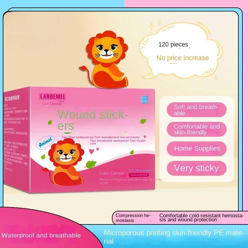 120 Pcs/box Cartoon Band-aid Cute Mini Children Breathable Waterproof Bandage Medical Ok Bandages Hemostatic Patch