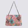 Embroidery sequined shoulder bag summer new niche woven straw bag high-end large-capacity armpit bag