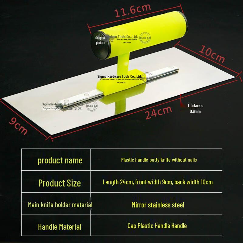 Lixin 4-inch Stainless Steel Putty Knife