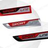 AAABV1 Metal Alloy L&K Logo Car Trunk Fender Sticker Side Emblem Badge For Skoda Sport Line Octavia Kamiq Fabia Yeti Superb Scala VRS