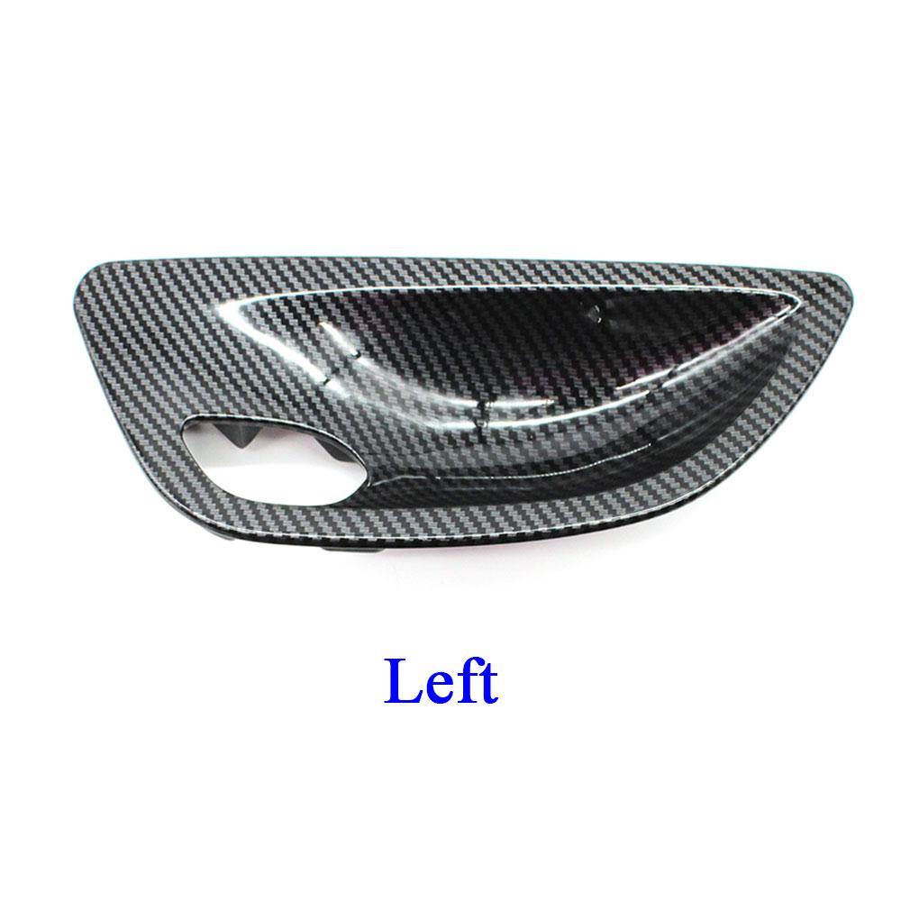 Fibră de carbon, mâner de deschidere a ușii, stânga, dreapta, panou, capac, panou de înlocuire pentru BMW Seria 5 F10 F11 520i 523i 525i 528i