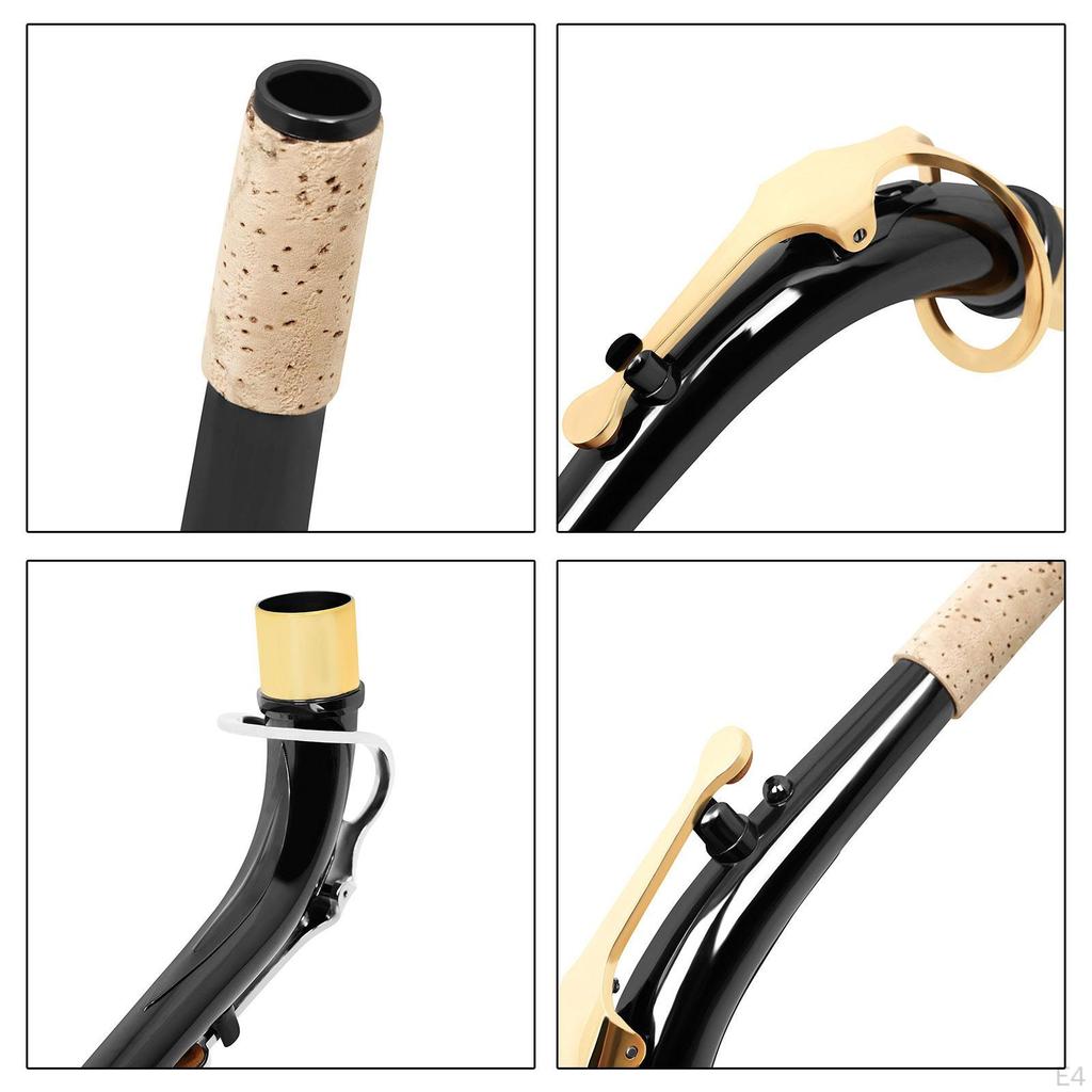 Alto Saxophone Bend Neck Woodwind Accessories, Durable, Instrument Part, Replacement Sax