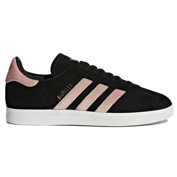 Adidas Gazelle Black Raw Pink Women Sneakers Core-Black Golden-Foil DB0164