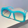 Oversized Irregular Sunglasses New Gradient Candy Color Women Shades Ins Trendy Brand Designer Outdoor Travelling Eyewear
