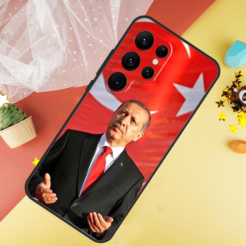 President Turkey Recep Tayyip Phone Case For Samsung Galaxy S26 S25 S24 S21 S20 S22 S23 Ultra S10 Plus S25 FE Cover Coque