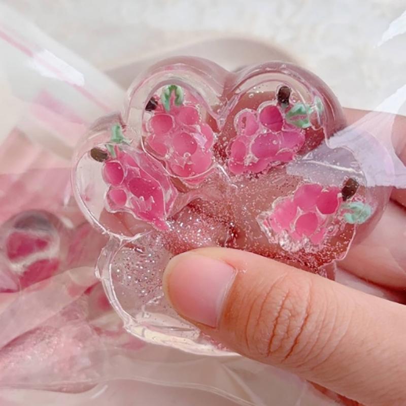 1 Stück Katzenpfote Slow Rebound Stressabbau Squeeze Requisiten Sternenhimmel Große Katzenpfote Squishy Fidget Spielzeug Kneten Dekompression Geschenk