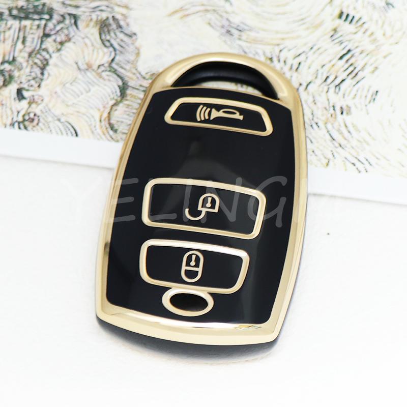Tpu Car Remote Key Shell Fob Holder For Kia Grand Carnival Sedona Car Key Case Cover Protector Keychain Accessories