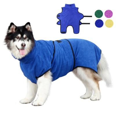 Köpek Banyo Bornozu 365g Mikrofiber Süper Emici Köpek Bornozu Kedi Küçük ve Büyük Köpekler için Hızlı Kuruyan Evcil Hayvan Banyo Havlusu Sıcak Mont