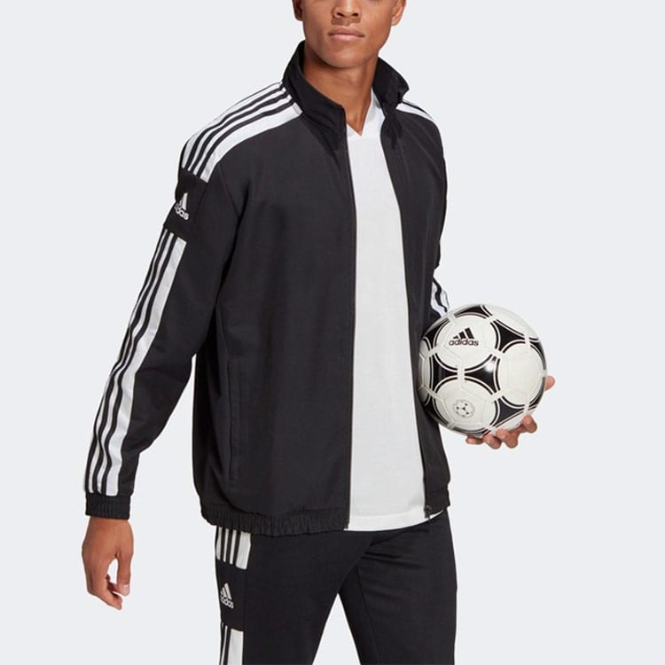 adidas Jackets Men's Black Stand Collar Moderate Other GK9549