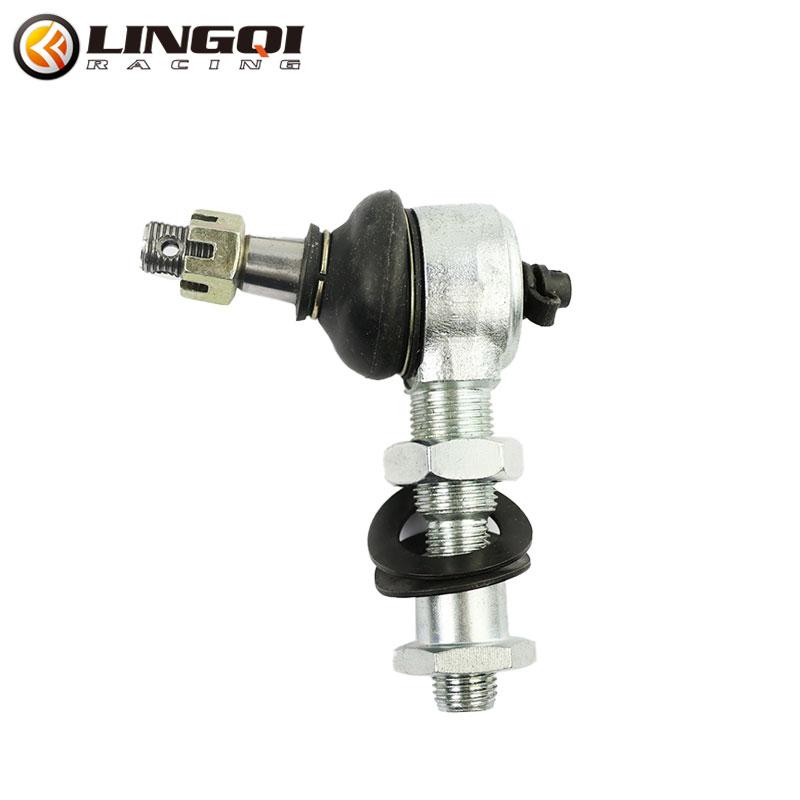 LINGQI RACING Hollow Threaded Ball Head Left Right Swing Arm Balls Joint For 50cc-110cc UTV ATV Quad Bike Dune Buggy Parts