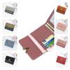 Fashionable Korean-style Women's Wallet With Metal Elements, 2 Folds And Convenient Cover-opening Design