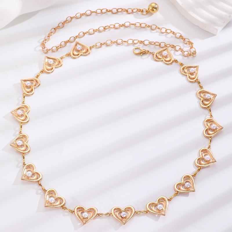 Vintage Oval Craved Metal Waist Chain For Women Retro Style Exquisite Gold Color Plated Belt Chains Fashion Body Jewelry Gifts