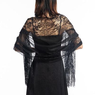Elegante Sciarpa di Pizzo per Spose, Damigelle e Eventi Serale