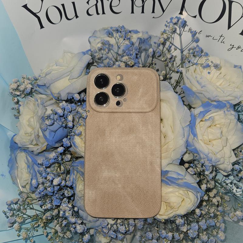 The Texture Is Suitable for The IPhone 15promax Phone Case, IPhone14 Half-wrapped 13/12 Fashionable Shell