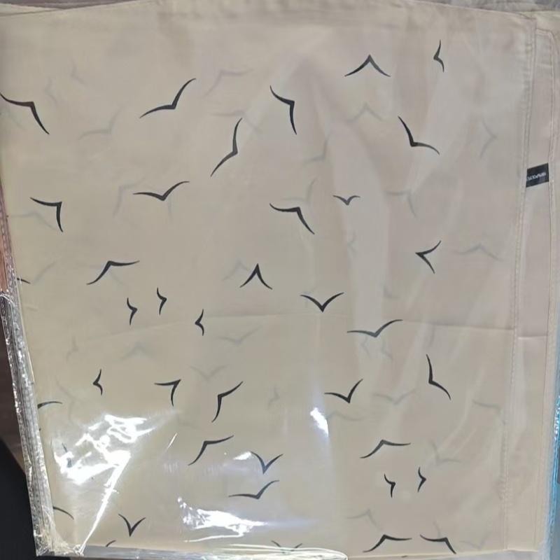 70Cm Simple Striped Small Square Scarf Women S Imitation Silk Scarves Temperament Versatile Ethnic Style Printed Scarf Headscarf