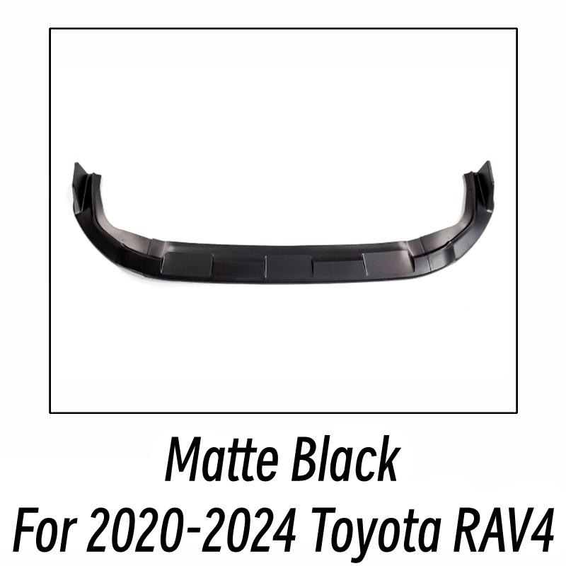For Toyota RAV4 2020 2021 2022 2023 2024 Front Bumper Splitter Lip Chin Spoiler Diffuser Protector Guard Car Accessories Parts матовый черный
