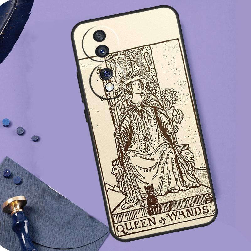 Tarotkarten Astrologie Sonne Mond Handyhülle Für Honor 90 Lite 70 50 Magic 5 6 Pro X6 X7 X8 X9 X6a X7a X8a X9a X9b X8b Hülle