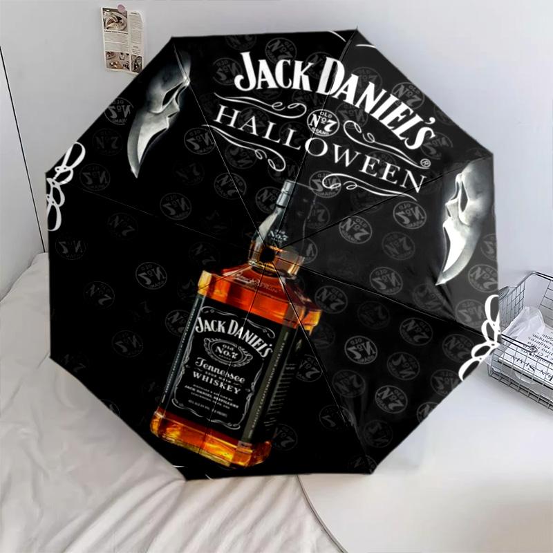 Jack Daniel's Legacy Automatic Umbrella - Suitable Travel Outdoor Portable Umbrella Birthday Gift Daily Essentials