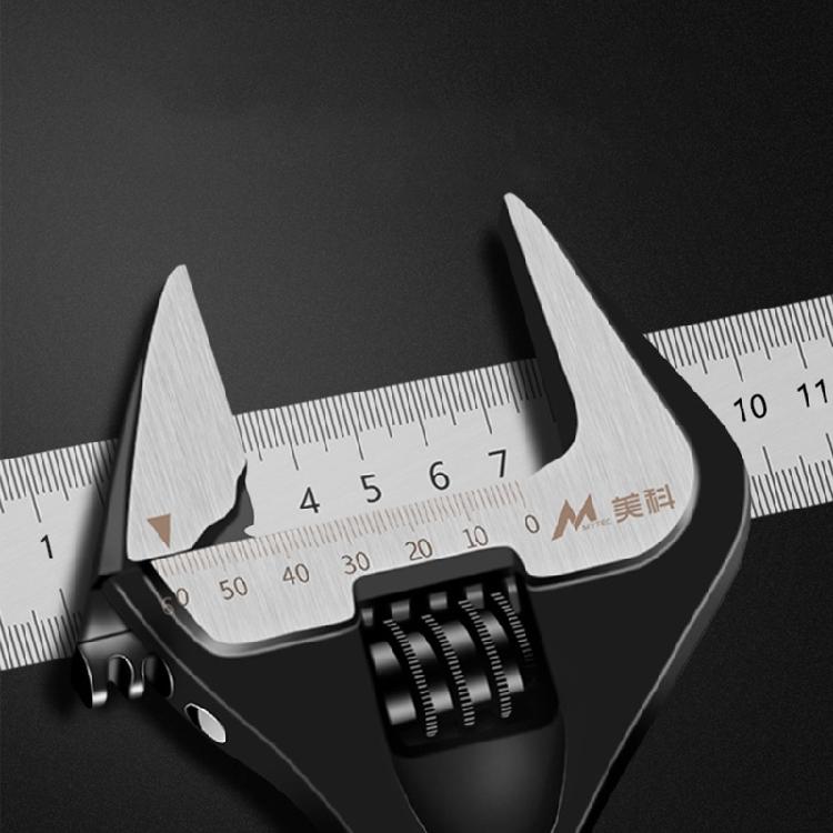 Adjustable Wrench Spanner Universal Large Opening Short Handle Wrench Home Tool