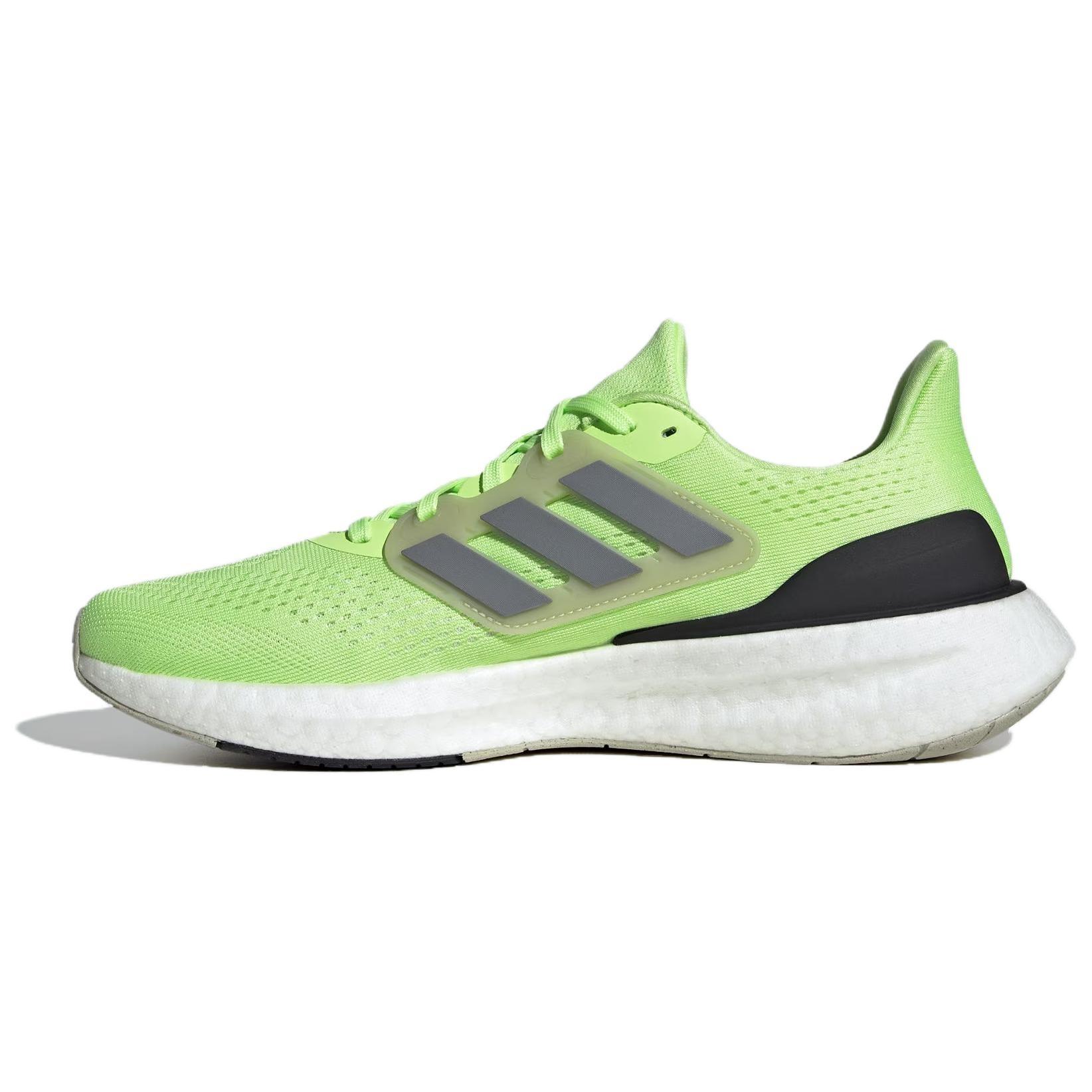 adidas PureBoost 23 Green Spark Grey Men s IF1550
