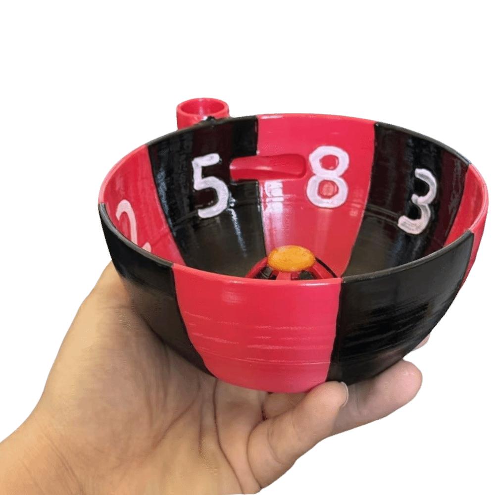 Imitation Ceramic Berry Swirl Bowl 360 Degree Cleaning Drain Holes Fruit Swirl Colander Quick Drainage Center Cone Design