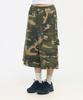 Slow Record House Zimmermann Bermuda Weite Camo Hose_Vintage Grün