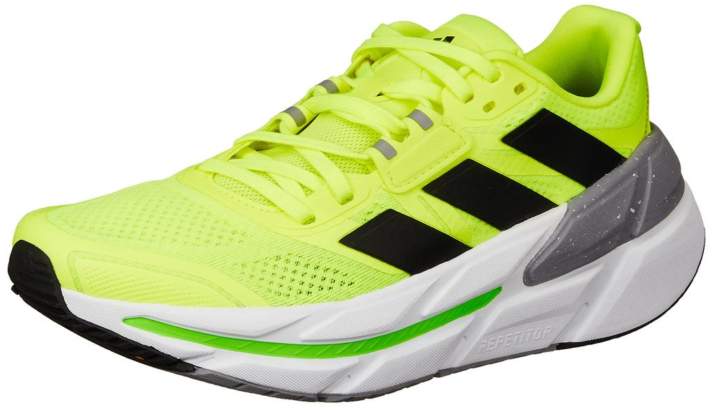 Adidas ADISTAR CS M Running Solar Green Size cm Men's Shoes, Yellow/Core Black/Solar (GV9538), 27.5