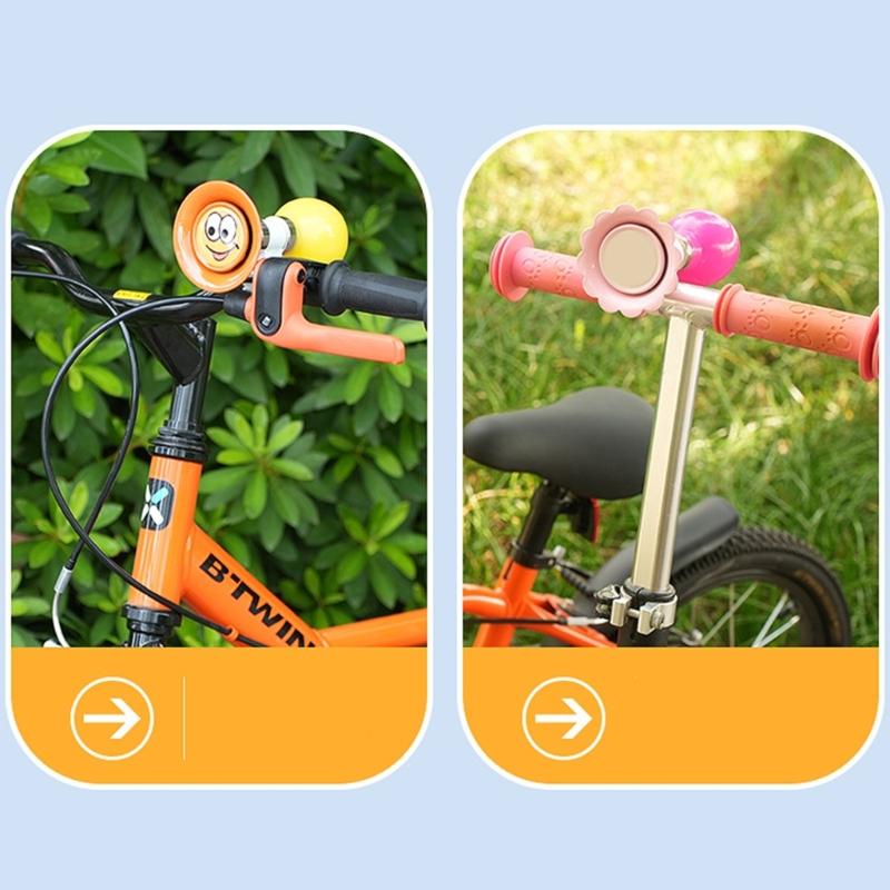 Girls Bike Decoration Horn Outdoor Cycling Horn Metal Bike Horn Loud Bike Bells for Mountain Cyclists