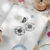 Butterfly Dance Wooden Stamp Set: Floral Lace & Butterfly Designs for DIY Journals, Diaries & Albums, Choose from 3 Styles
