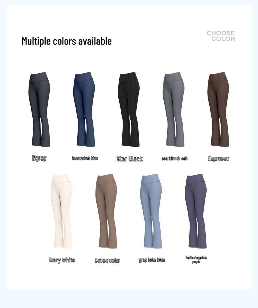 High-Waisted Slimming Color Block Sports Tank & Wide-Leg Yoga Pants Set for Women