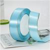 Gift Satin Ribbons Wholesaler 1inch  100% Polyester  Christmas Ribbon  Gold Wired  Edged Satin Ribbon  Roll Accept Print Logo