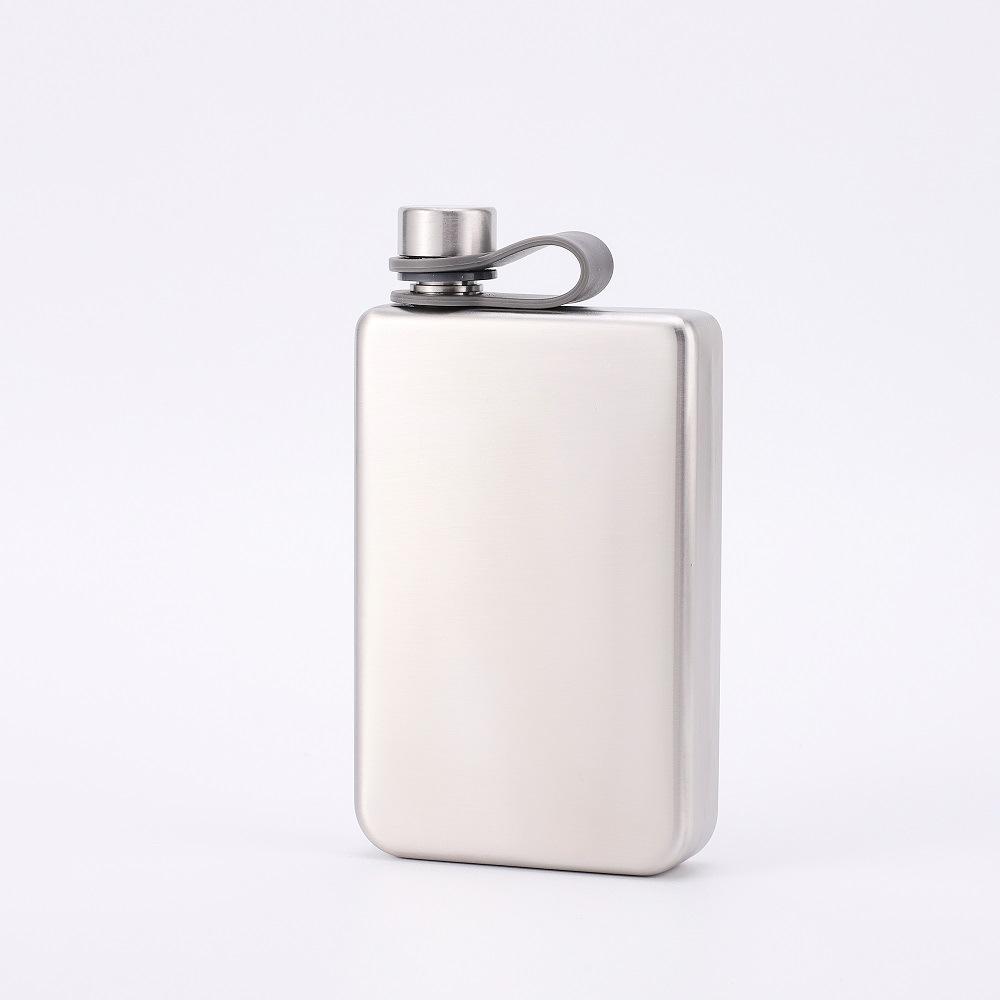 

9 oz Painted 304 Stainless Steel Camping Hip Flask - Portable & Durable 101-200ml