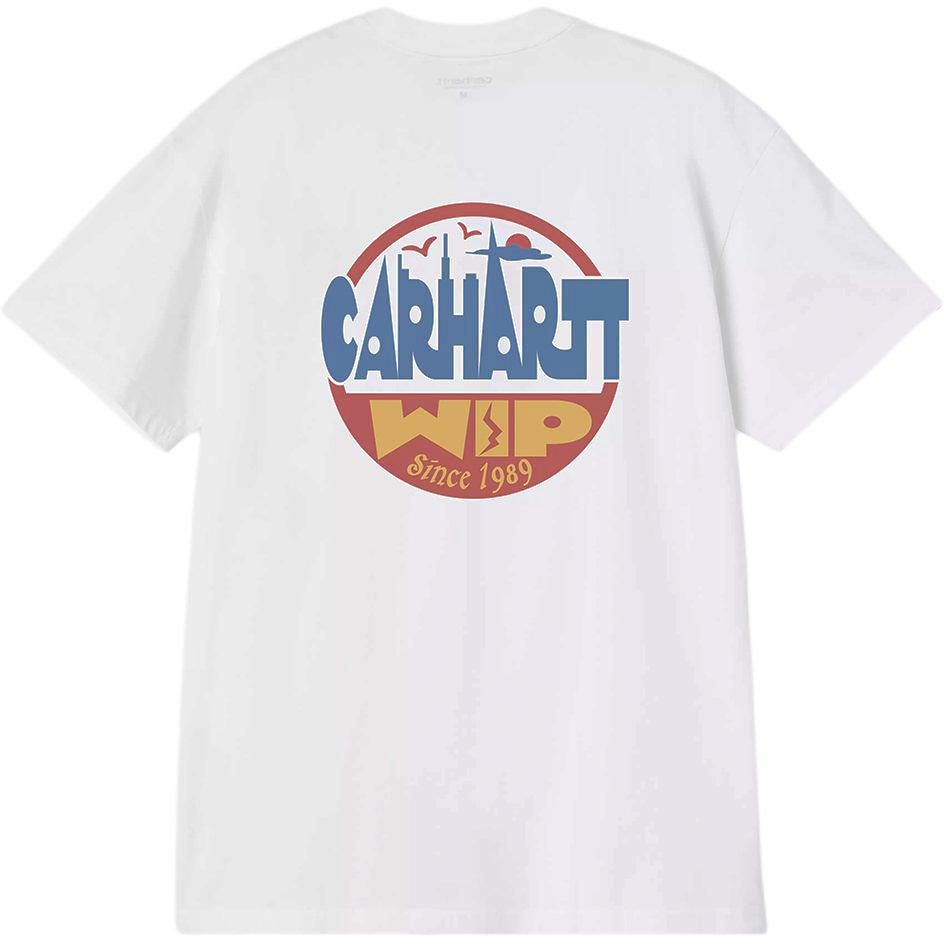 Carhartt WIP SS26 S/S Luggage Label T-Shirt Loose Fit Back Logo Letter Print Crew Neck Short Sleeve T-Shirt Unisex T-Shirt I036892-02-XX