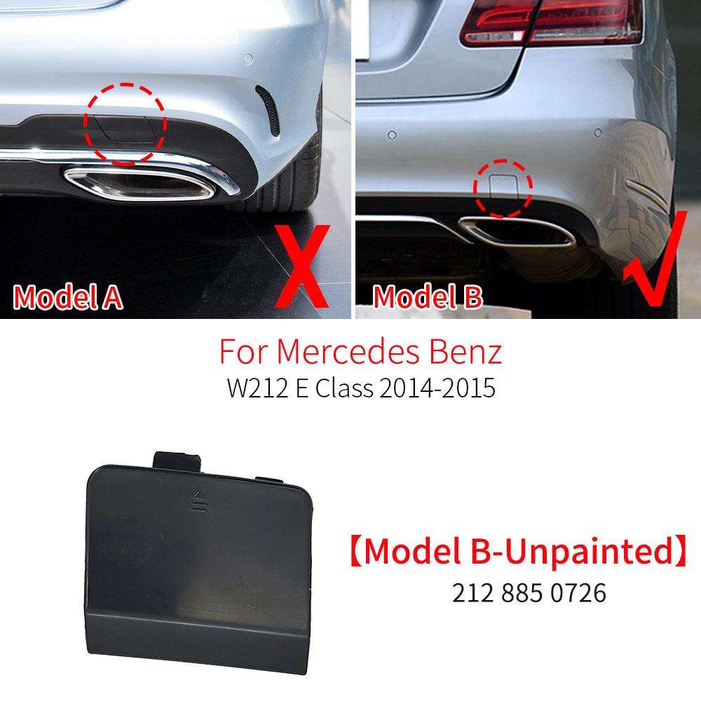 For Mercedes W212 Car Rear Bumper Tow Hook Cover Cap Accessory Replacment For Benz E Class E200 E230 E250 E260 E300 E350 E63 AMG